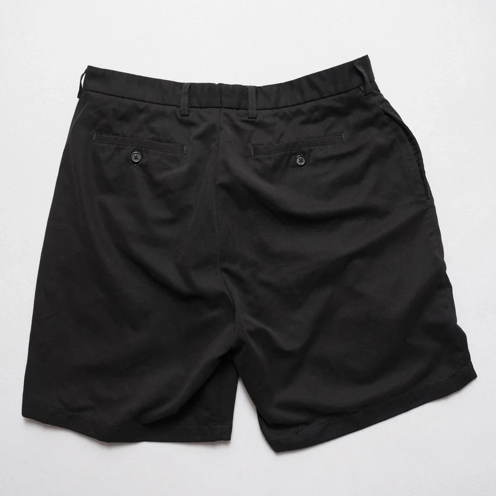 Tommy Armour Golf Shorts Mens 36 Black Pleated‎ Front Performance 3 Pockets